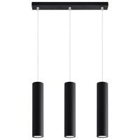 Pendant lamp LAGOS 3L black