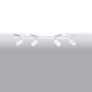 Sollux Lighting Plafondlamp RING 4L wit