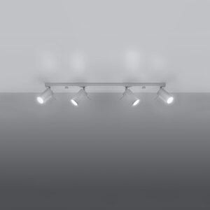 Sollux Lighting Deckenleuchte RING 4L weiß