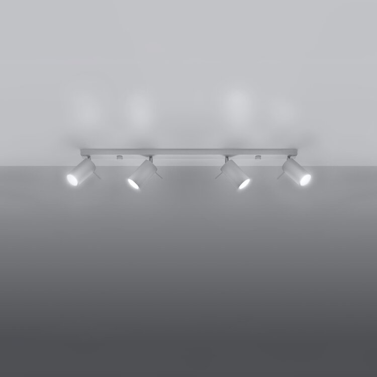 Sollux Lighting Ceiling lamp RING 4L white