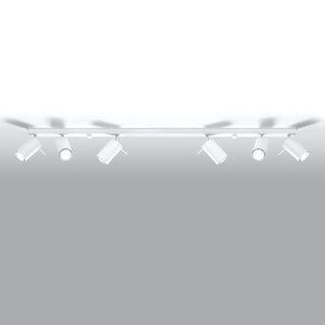 Sollux Lighting Deckenleuchte RING 6L weiß