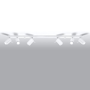 Sollux Lighting Plafondlamp RING 6L wit