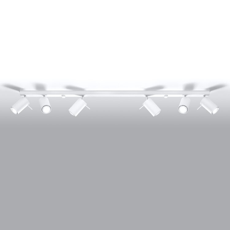 Sollux Lighting Ceiling lamp RING 6L white