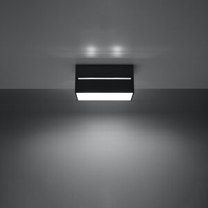 Sollux Lighting Ceiling lamp LOBO 2 black