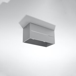 Sollux Lighting Ceiling lamp LOBO 2 grey