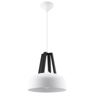 Sollux Lighting Pendant lamp CASCO white/black