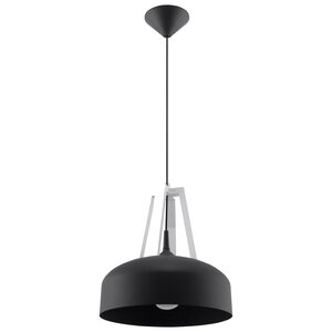 Sollux Lighting Pendant lamp CASCO black/white