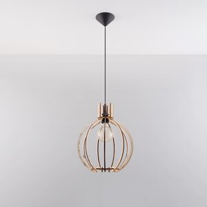 Sollux Lighting Hanglamp ARANCIA natuurlijk hout