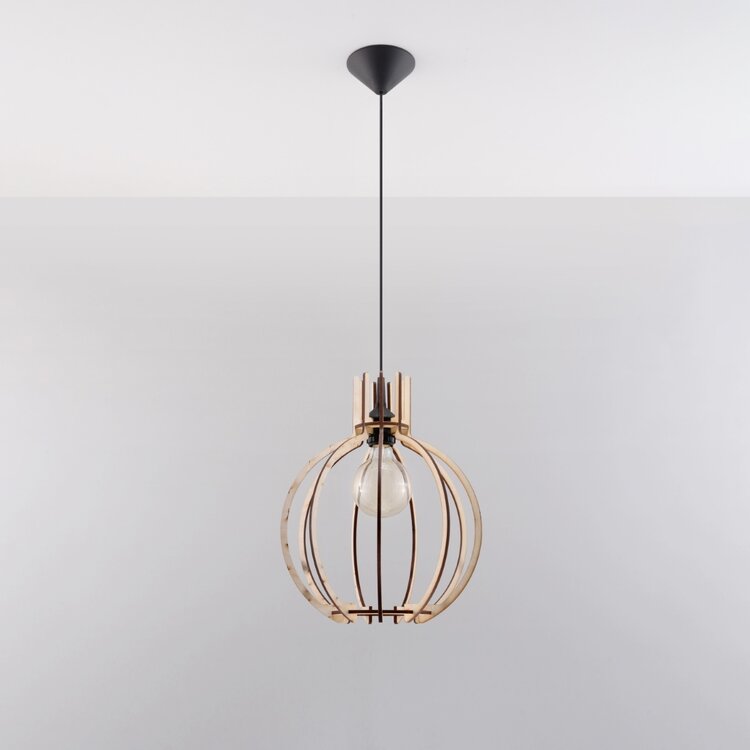 Sollux Lighting Pendant lamp ARANCIA natural wood