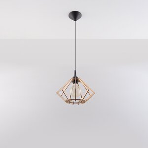 Sollux Lighting Pendant lamp POMPELMO natural wood