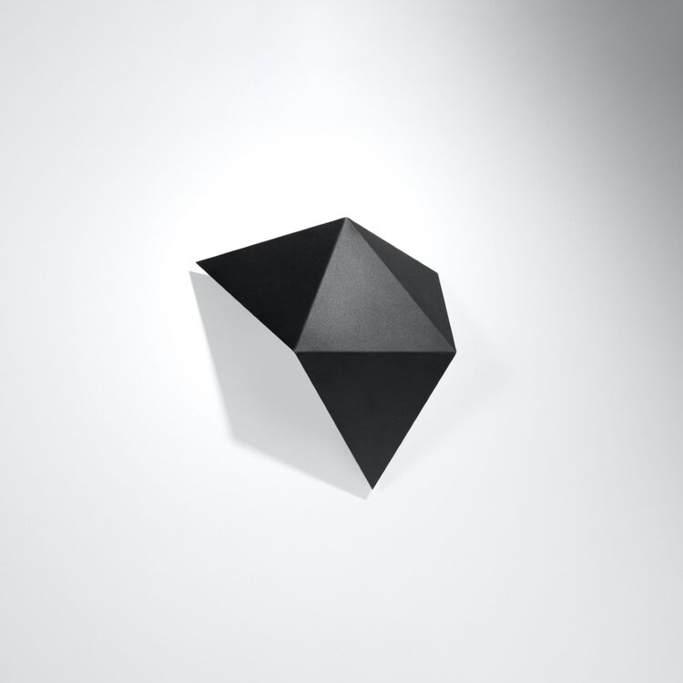 Sollux Lighting Wandlamp SOLIDO zwart