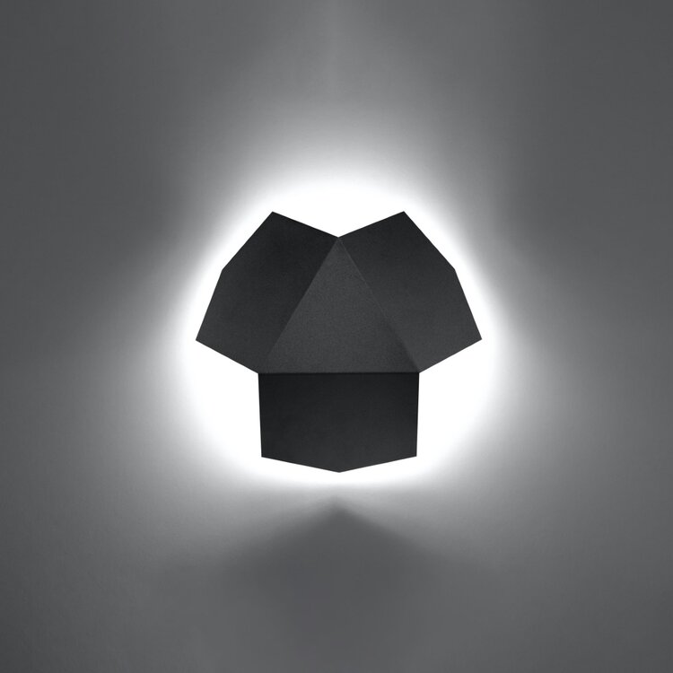 Sollux Lighting Wandleuchte TRE schwarz