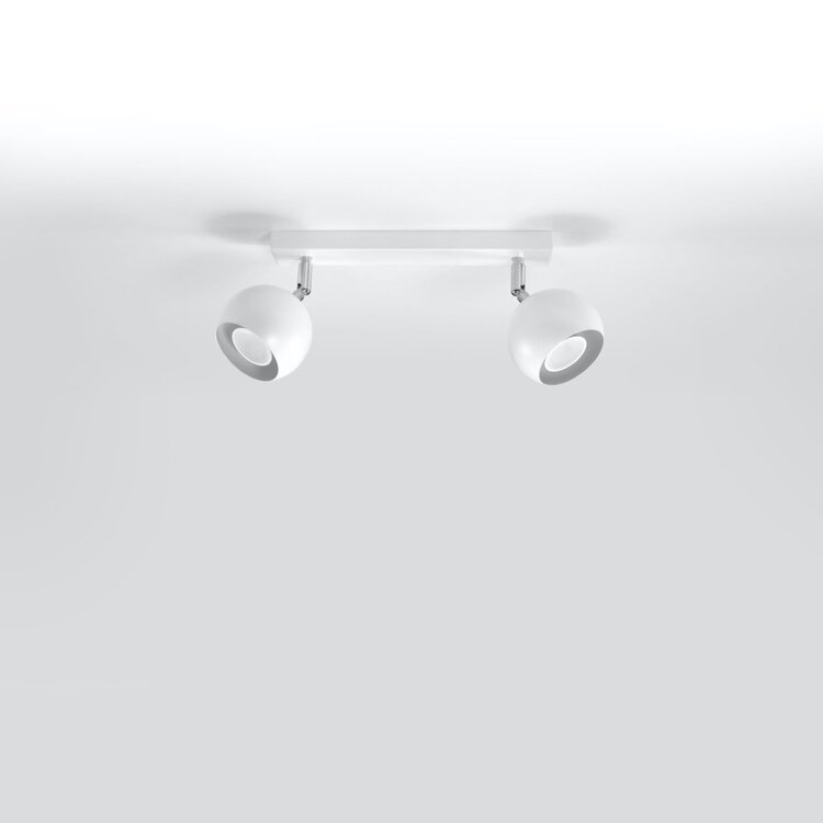 Sollux Lighting Plafondlamp OCULARE 2 wit