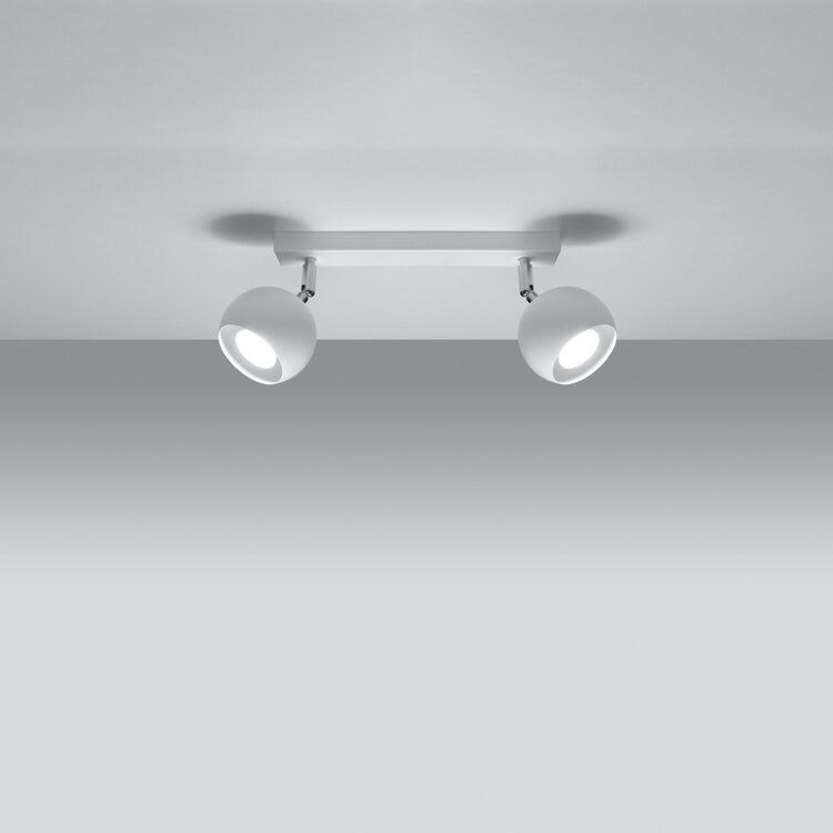 Sollux Lighting Deckenleuchte OCULARE 2 weiß