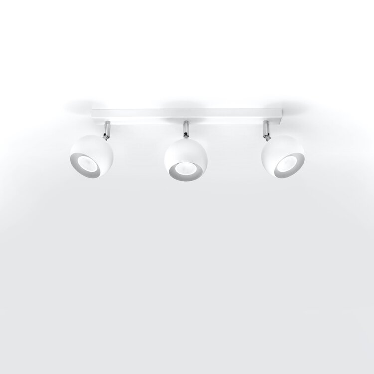 Sollux Lighting Deckenleuchte OCULARE 3 weiß