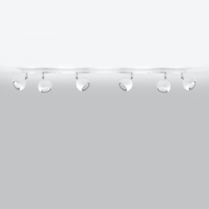 Sollux Lighting Plafondlamp OCULARE 6L wit