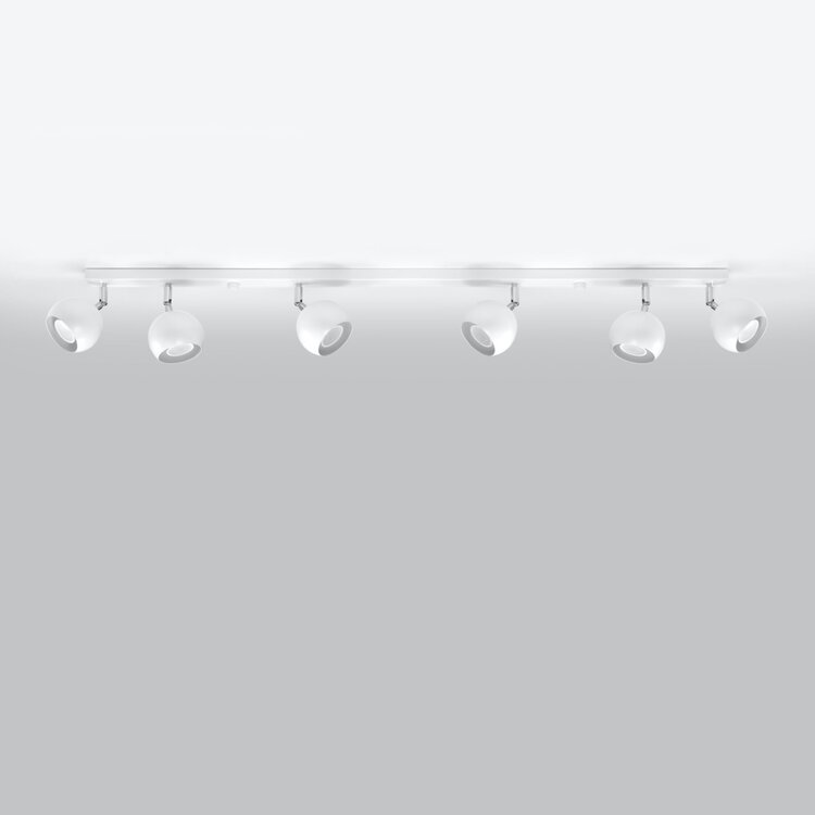 Sollux Lighting Deckenleuchte OCULARE 6L weiß