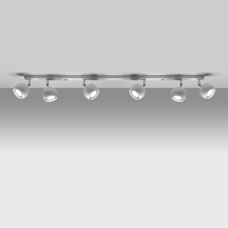 Sollux Lighting Plafondlamp OCULARE 6L wit