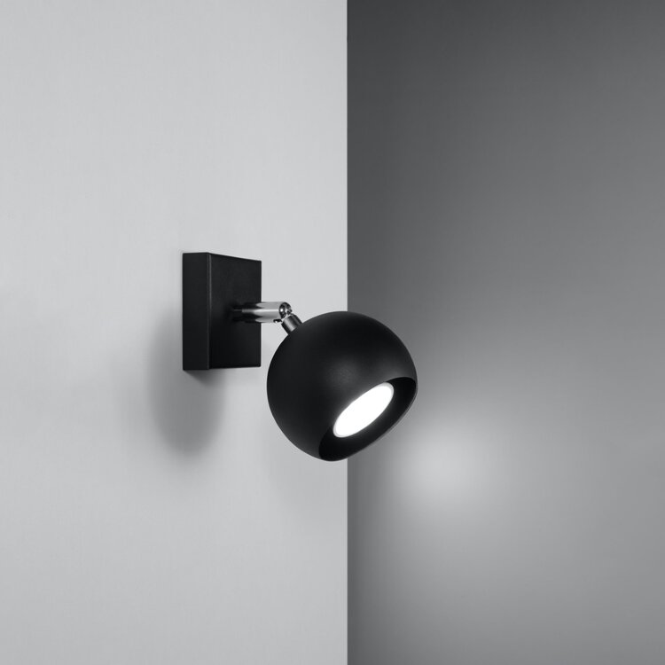 Sollux Lighting Wall lamp OCULARE black