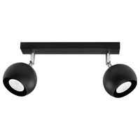 Plafondlamp OCULARE 2 zwart