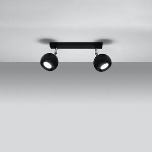 Sollux Lighting Ceiling lamp OCULARE 2 black