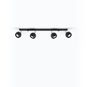 Sollux Lighting Plafondlamp OCULARE 4L zwart