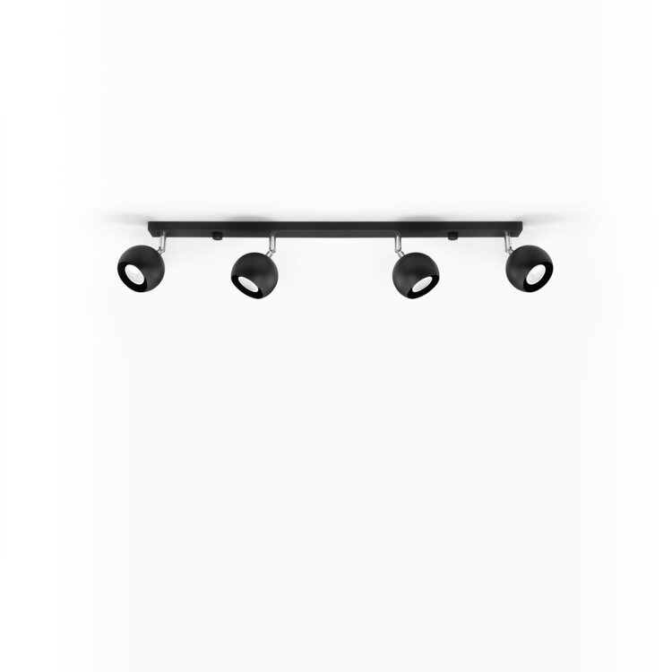 Sollux Lighting Ceiling lamp OCULARE 4L black