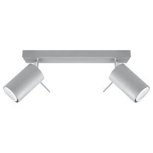 Sollux Lighting Deckenleuchte RING 2 grau