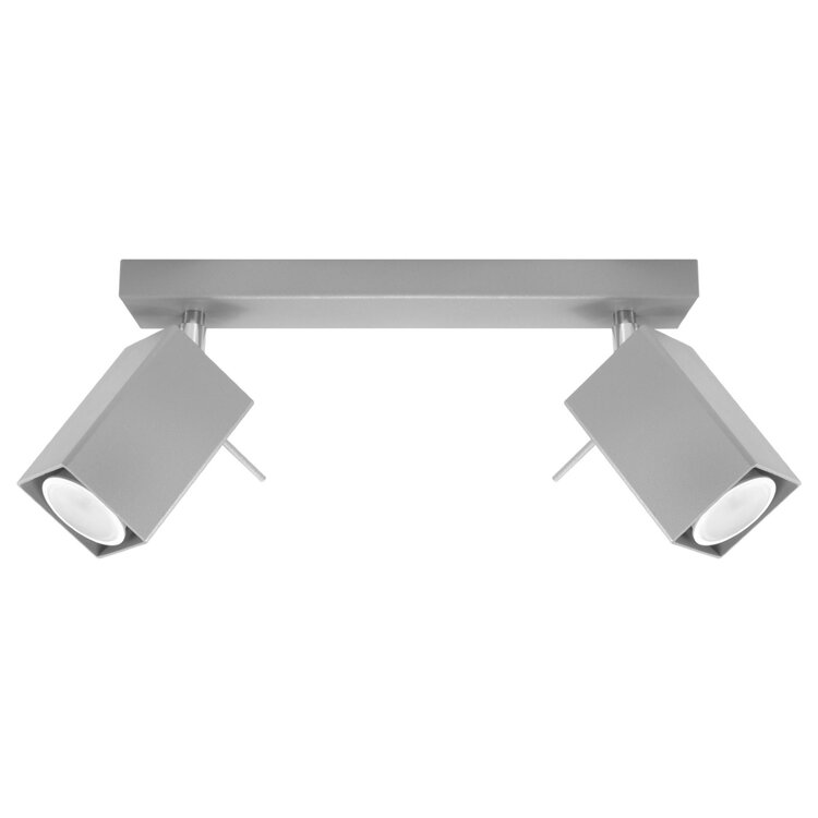 Sollux Lighting Deckenleuchte MERIDA 2 grau