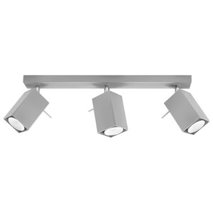 Sollux Lighting Ceiling lamp MERIDA 3 grey