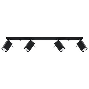 Sollux Lighting Ceiling lamp MERIDA 4L black