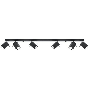 Sollux Lighting Ceiling lamp MERIDA 6L black