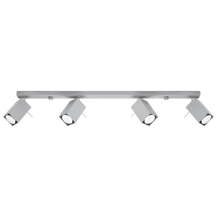 Sollux Lighting Deckenleuchte MERIDA 4L grau