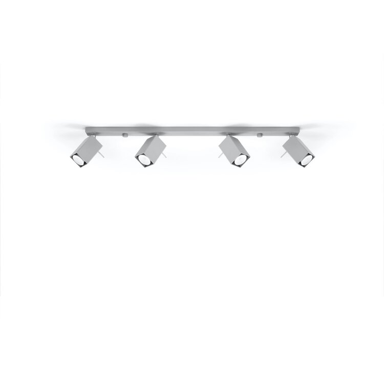 Sollux Lighting Deckenleuchte MERIDA 4L grau