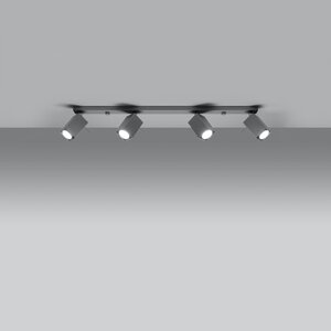 Sollux Lighting Plafondlamp MERIDA 4L grijs