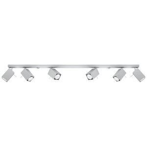 Sollux Lighting Plafondlamp MERIDA 6L grijs