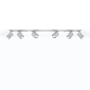 Sollux Lighting Deckenleuchte MERIDA 6L grau