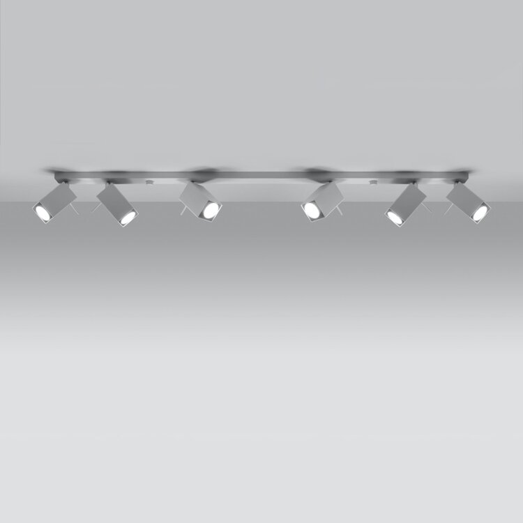 Sollux Lighting Deckenleuchte MERIDA 6L weiß