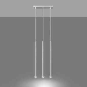 Sollux Lighting Hängeleuchte PASTELO 3 weiß