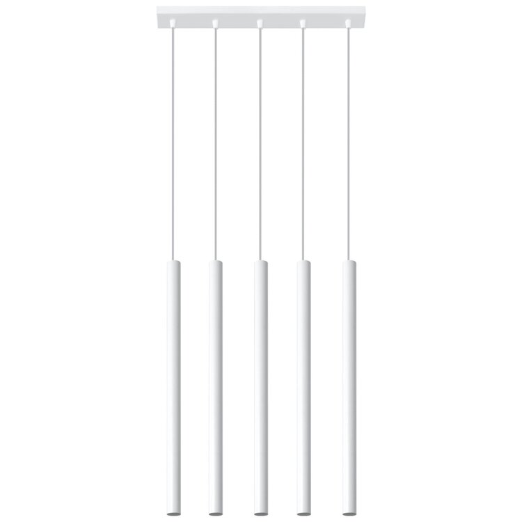 Sollux Lighting Pendant lamp PASTELO 5 white