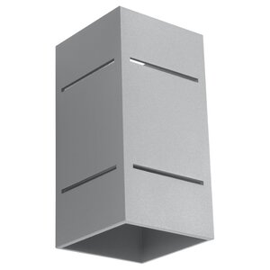 Sollux Lighting Wall lamp BLOCCO grey