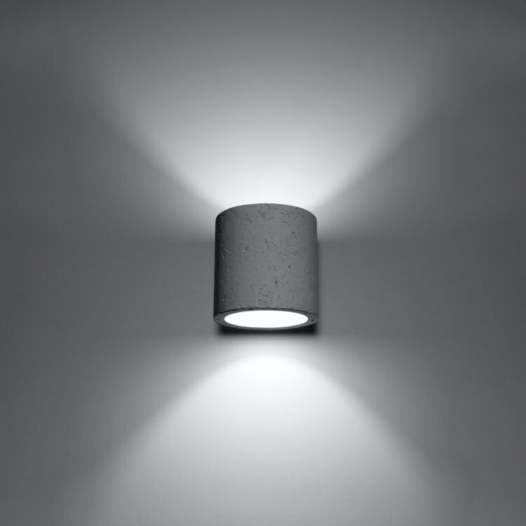 Sollux Lighting Wandlamp ORBIS beton