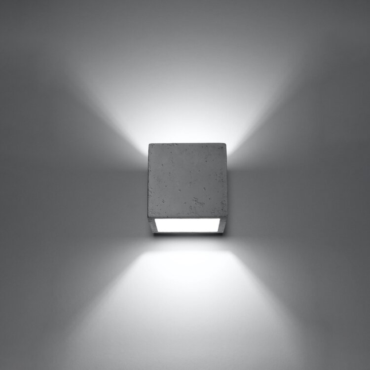 Sollux Lighting Wall lamp QUAD concrete