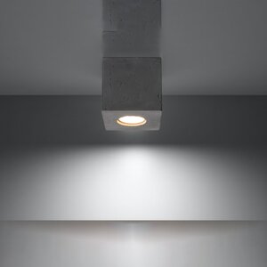 Sollux Lighting Deckenleuchte QUAD Beton