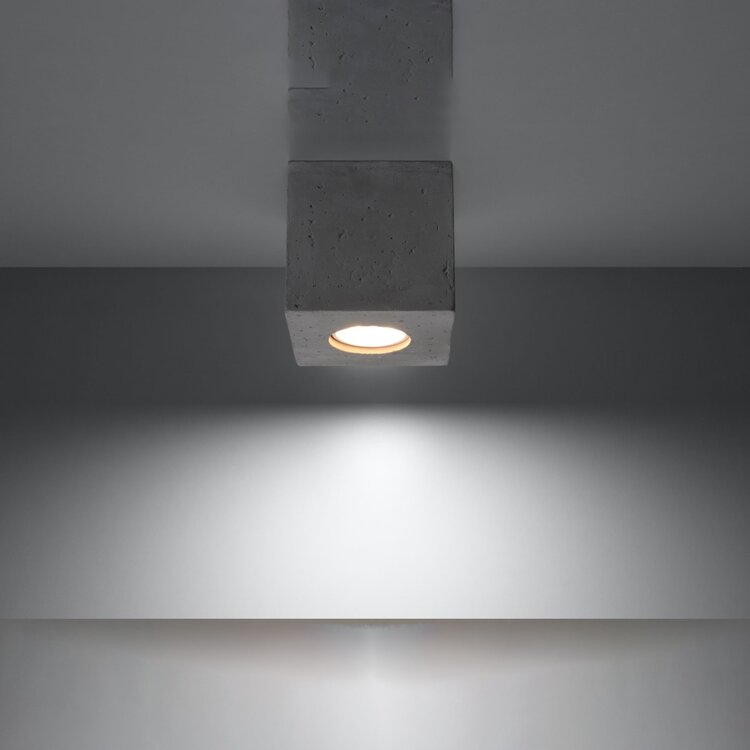 Sollux Lighting Plafondlamp QUAD beton