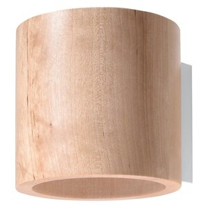 Sollux Lighting Wall lamp ORBIS natural wood