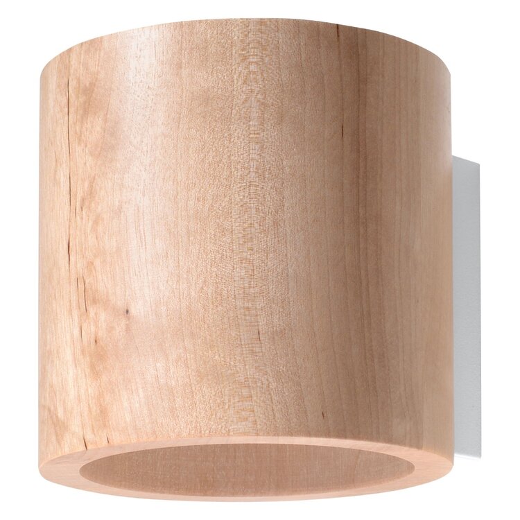 Sollux Lighting Wall lamp ORBIS natural wood
