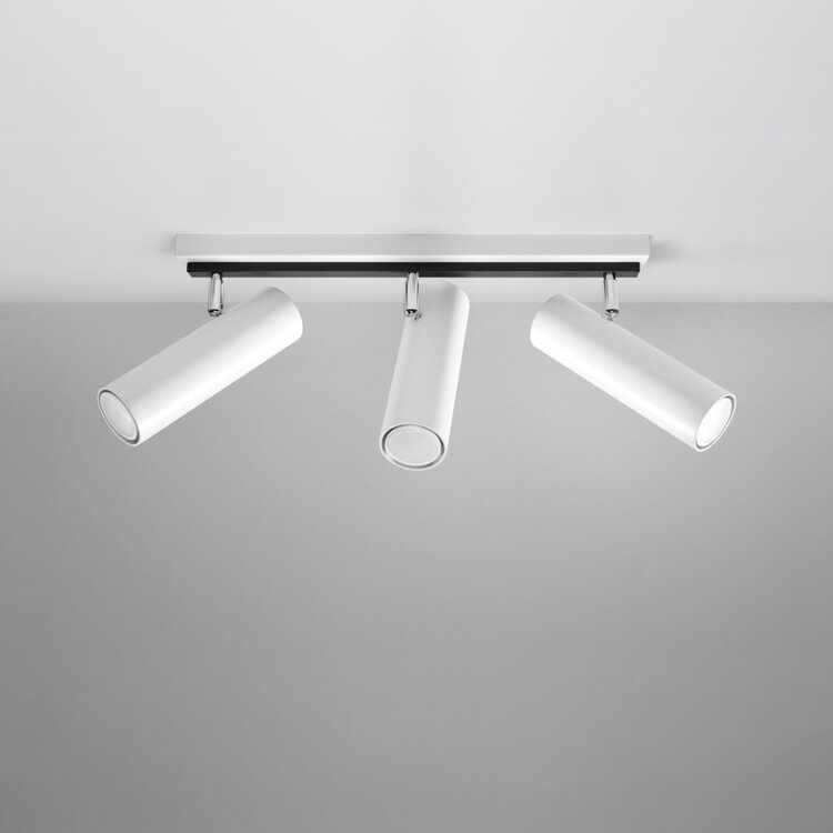 Sollux Lighting Ceiling lamp DIREZIONE 3 white