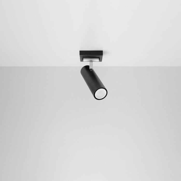 Sollux Lighting Ceiling lamp DIREZIONE 1 black