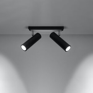 Sollux Lighting Ceiling lamp DIREZIONE 2 black
